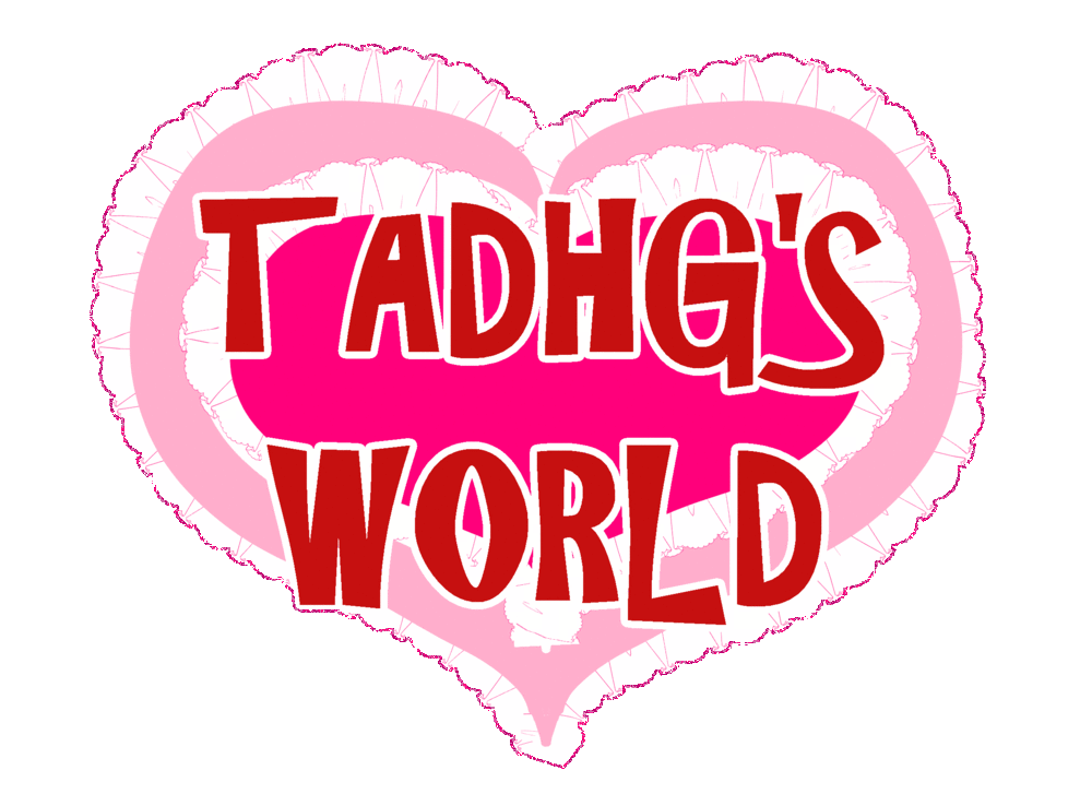 text of the words 'Tadhg's world' written in a playful font in front of a heart made to resemble a homemade valentine card